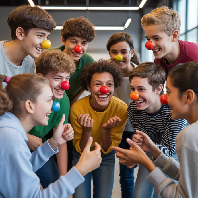 clown niños y adolescentes
